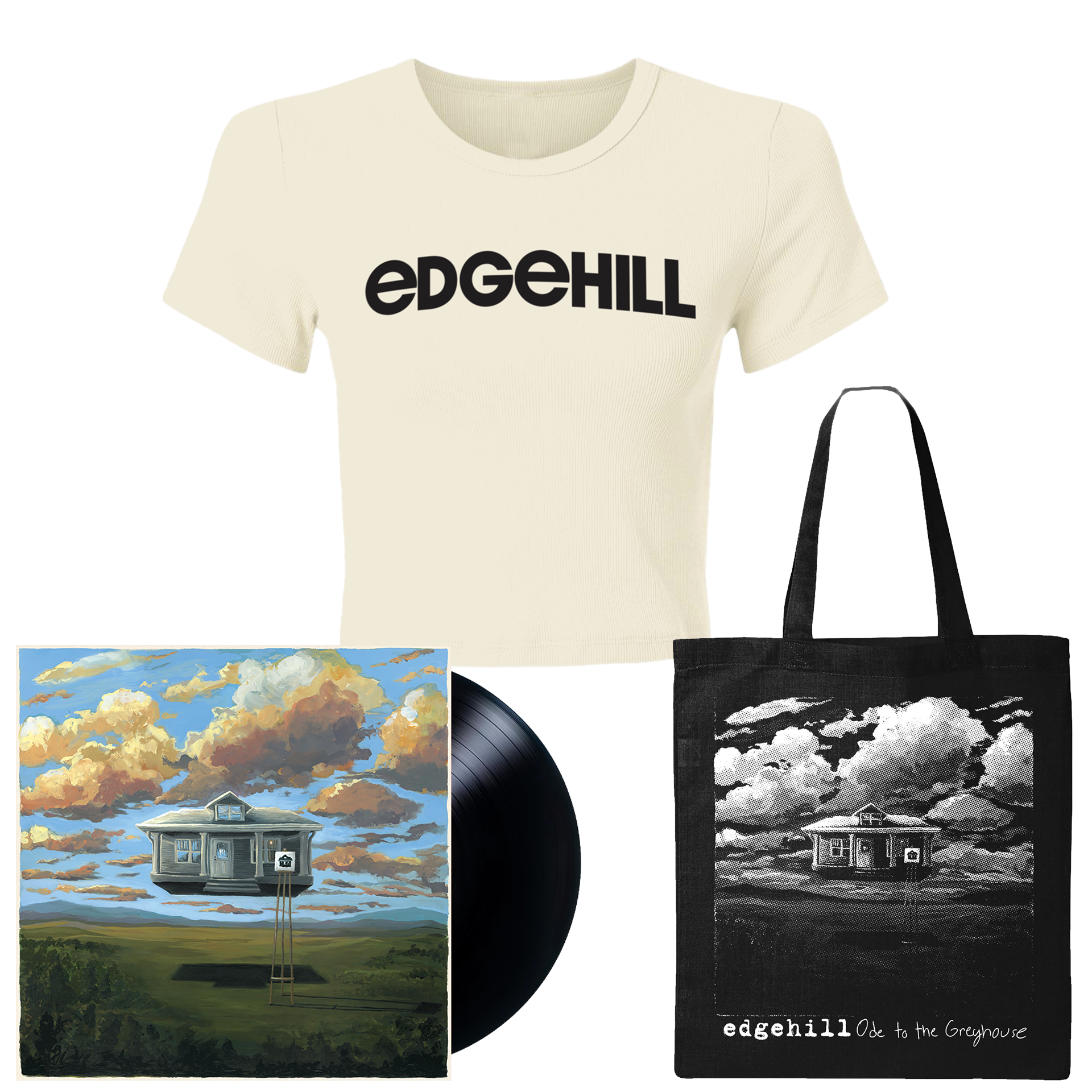 Ode to the Greyhouse Vinyl & Ladies Tee Bundle